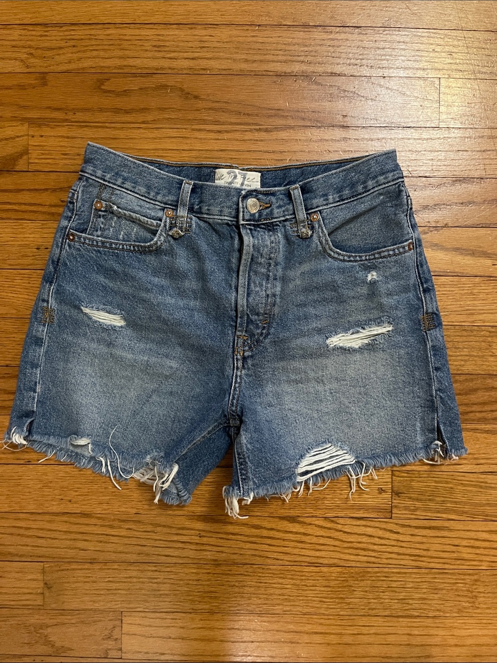 We The Free Free People Denim Jean Shorts Size 27